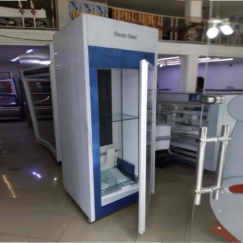 یخچال تک درب کبابی مدل رز